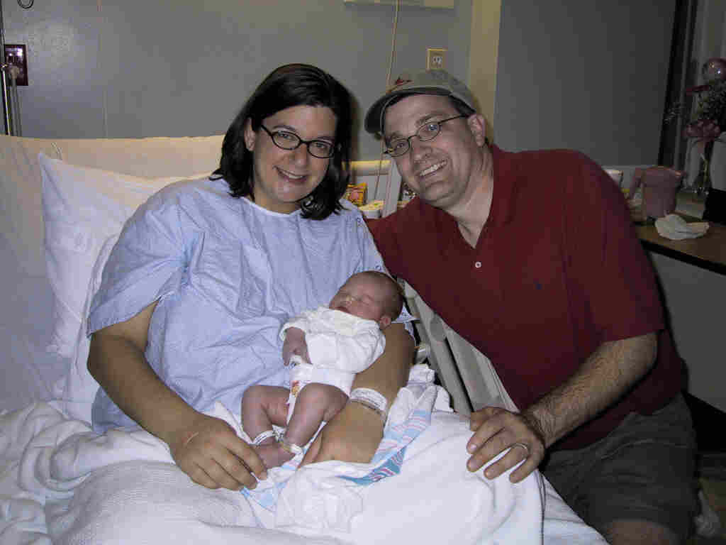 Bethany and Randy with Jane at about the 6 hour point